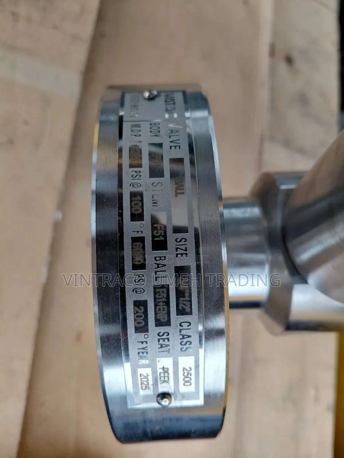 Block and Bleed Valve Stainless Steel 3/4 X 2500