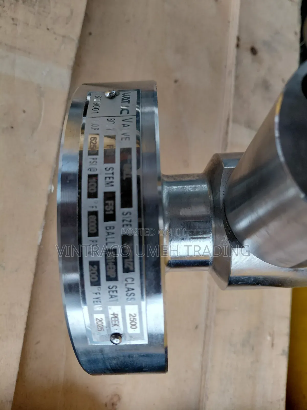 Block and Bleed Valve Stainless Steel 3/4 X 2500