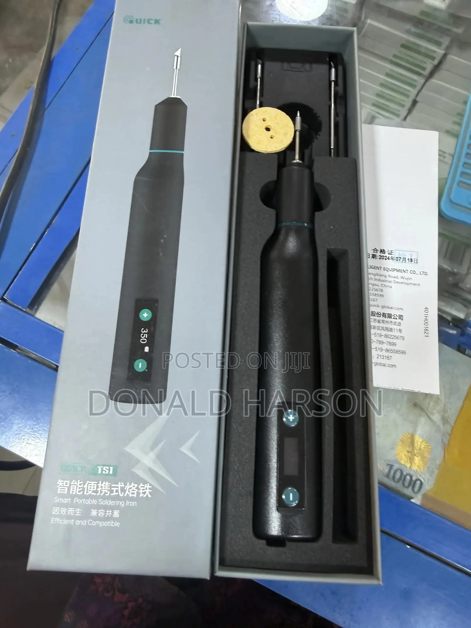 Quick Ts1 Smart Potable Electric Soldering Iron