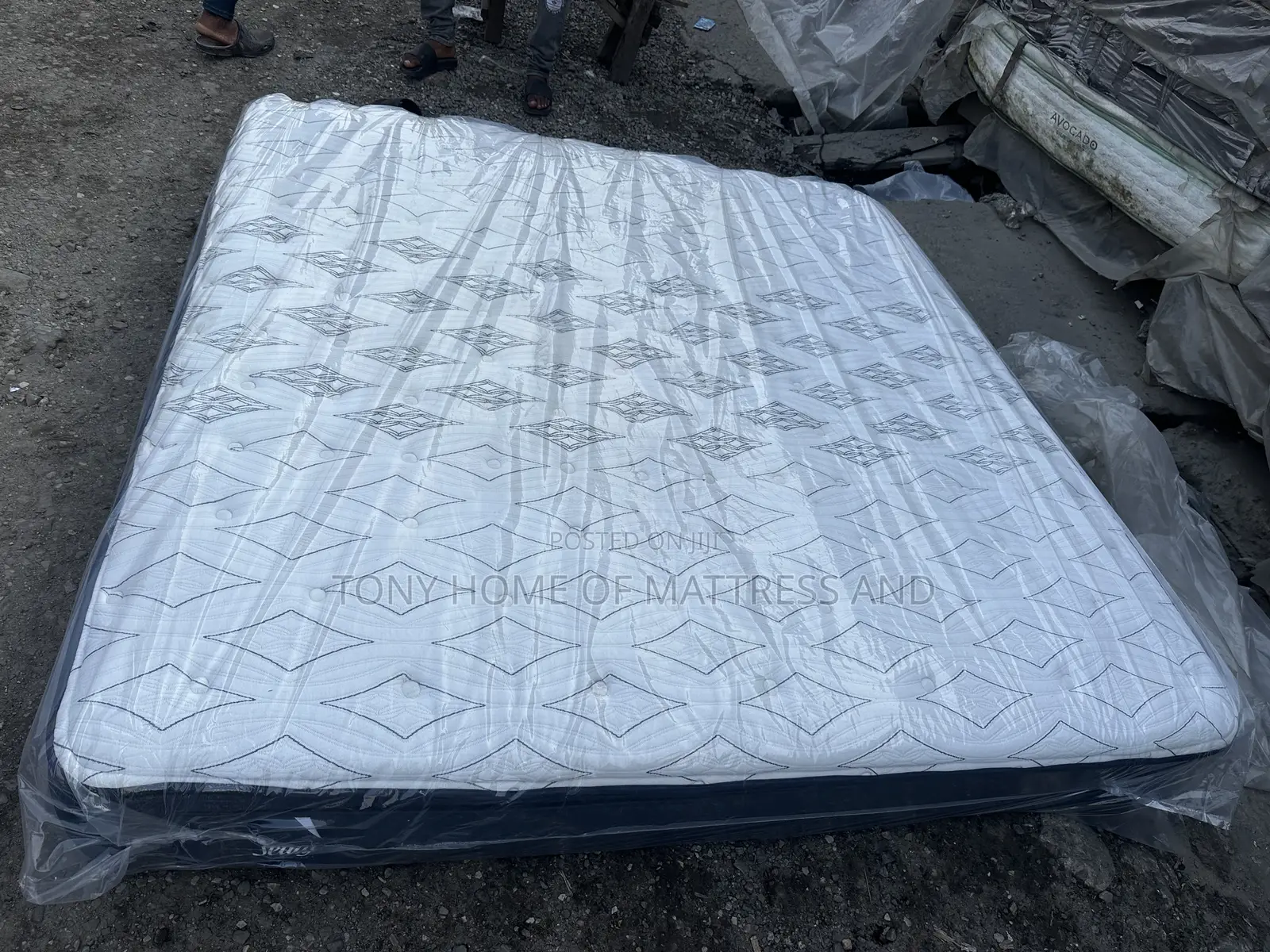 6by6 Foreign Canadian Semi Orthopedic Mattress