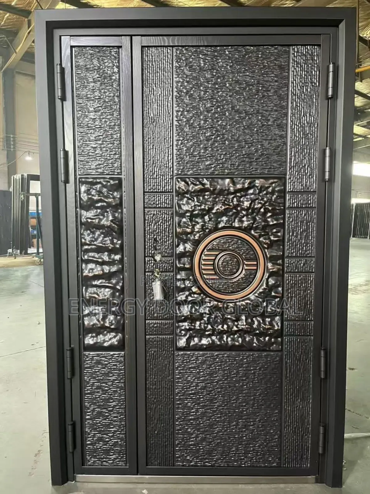 Versace Design Copper Cast Door 2100mm X1200mm