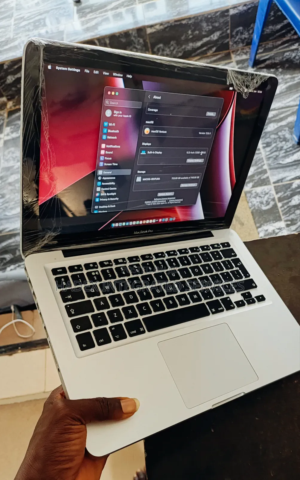 Laptop Apple MacBook Pro 8GB Intel Core I5 HDD 750GB