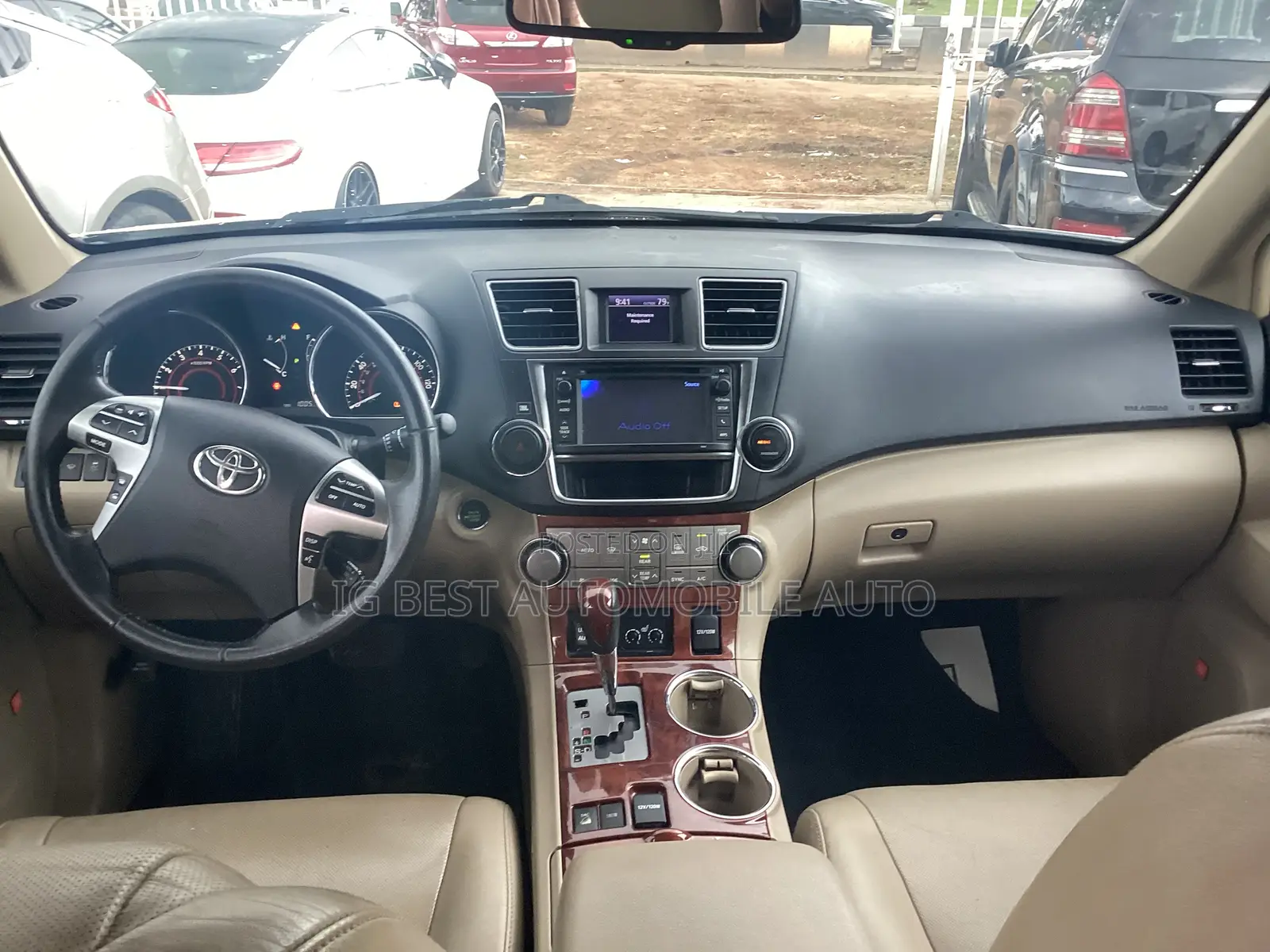 Toyota Highlander Limited 3.5l 4WD 2013 White