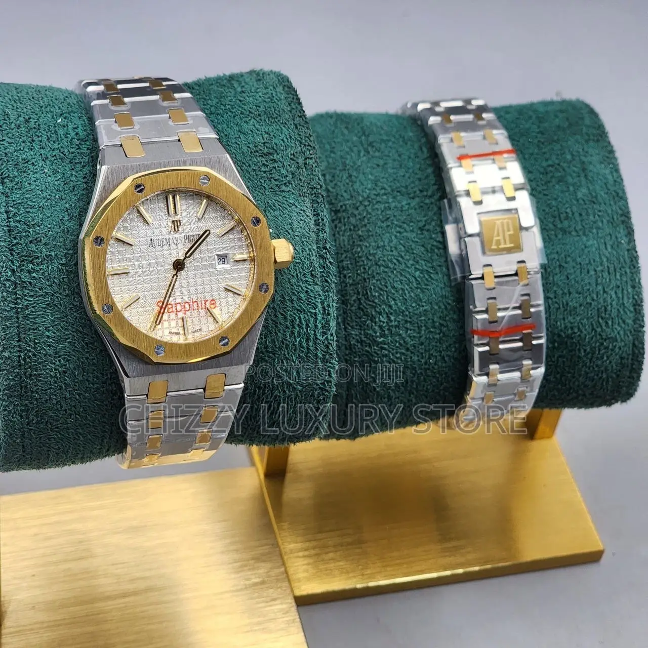 Audemars Piguet Quality Luxury Men Chain Strap Wristwatch