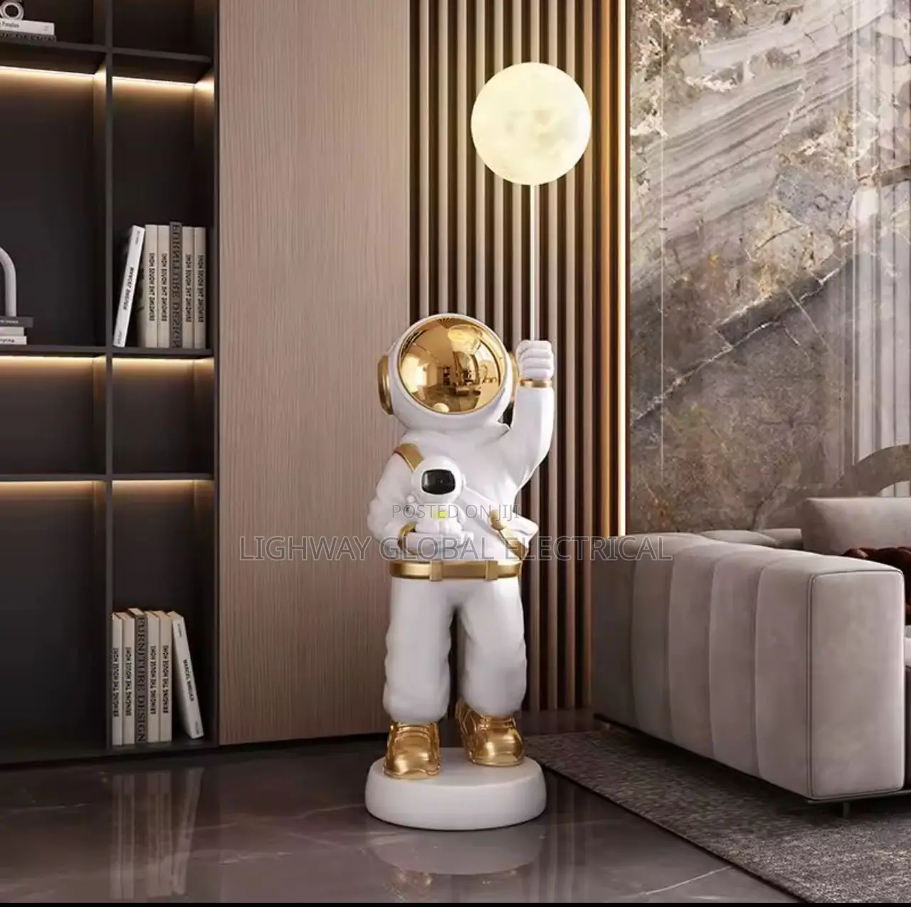 Astronaut Ornaments Living Room Decoration Floor Lamp