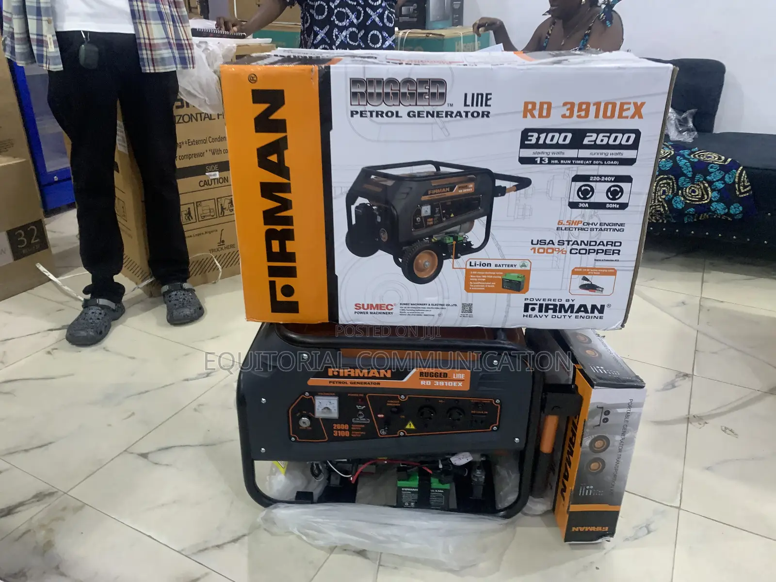 Firman Sumec Rd 3910ex Portable Petrol Generator