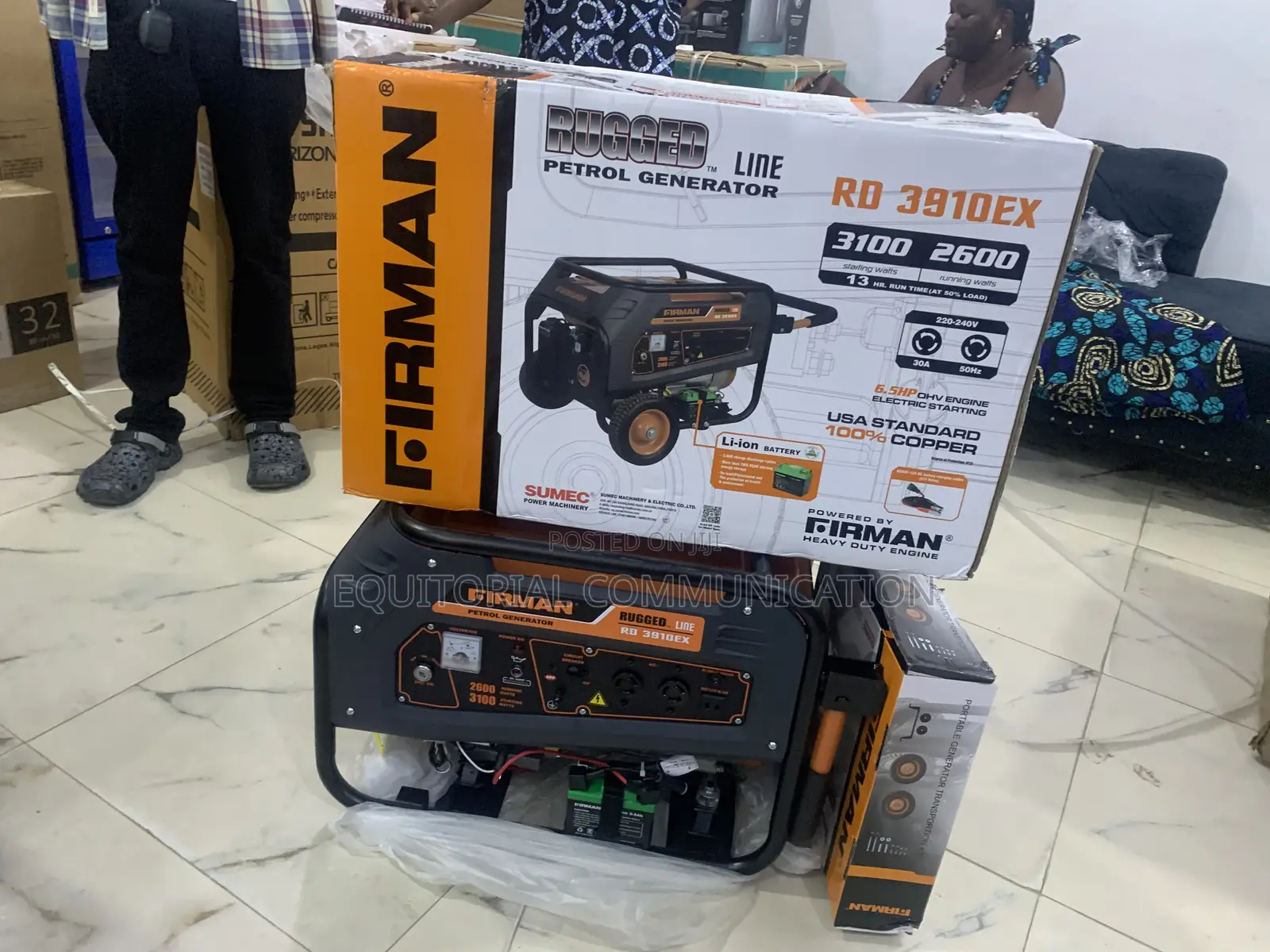 Firman Sumec Rd 3910ex Portable Petrol Generator
