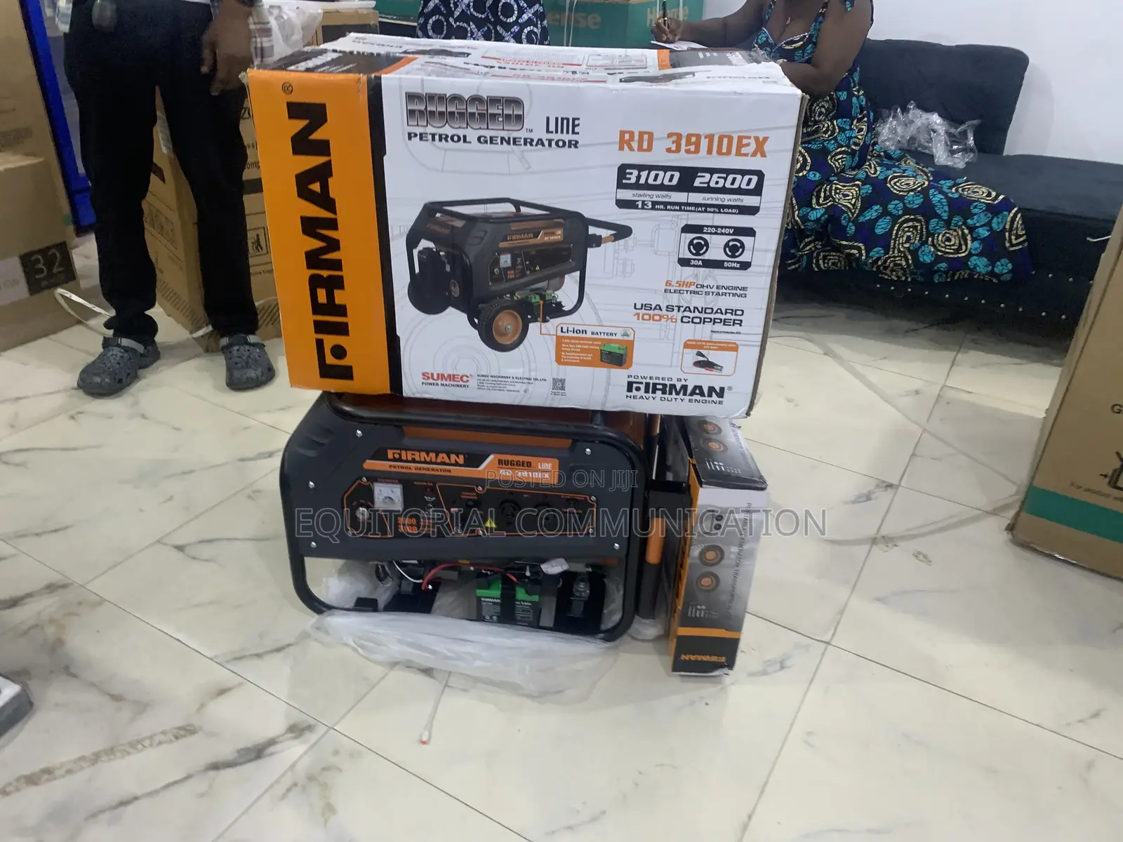 Sumec Firman Rd 3910ex Compact Power Generator