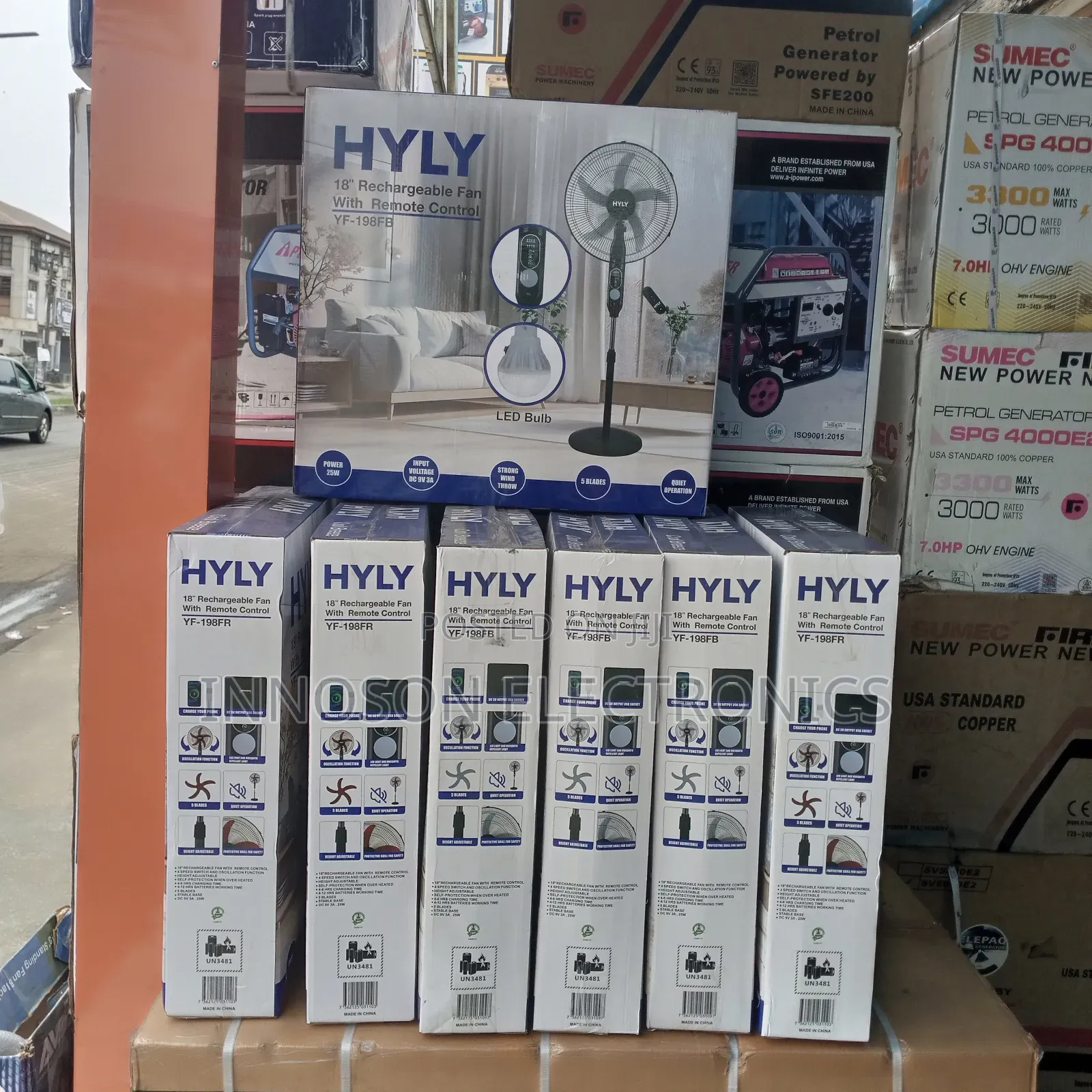 18 Inches Hyly Rechargeable Fan