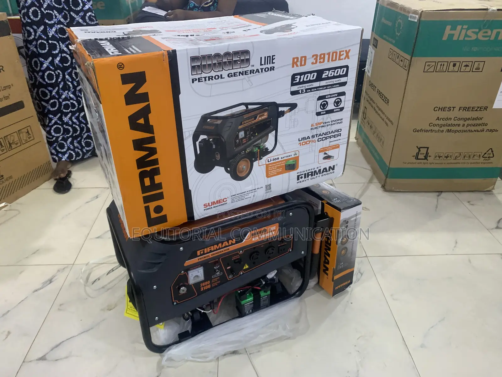 Sumec Firman Rd 3910ex Domestic Small Business Generator