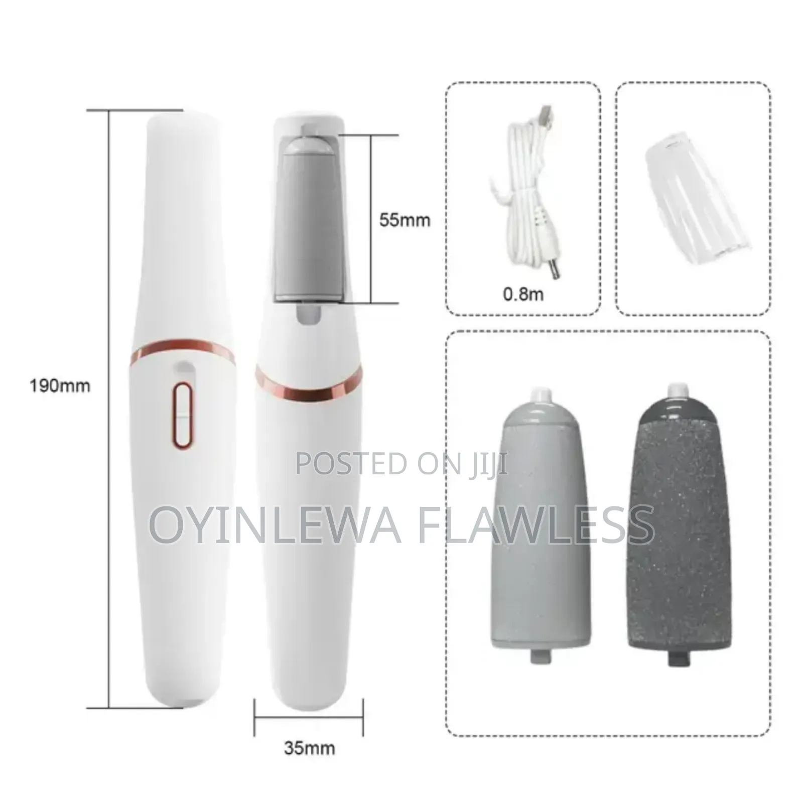 Usb Foot Scapper Callus Trimmer Pedicure Electric Stone Pen