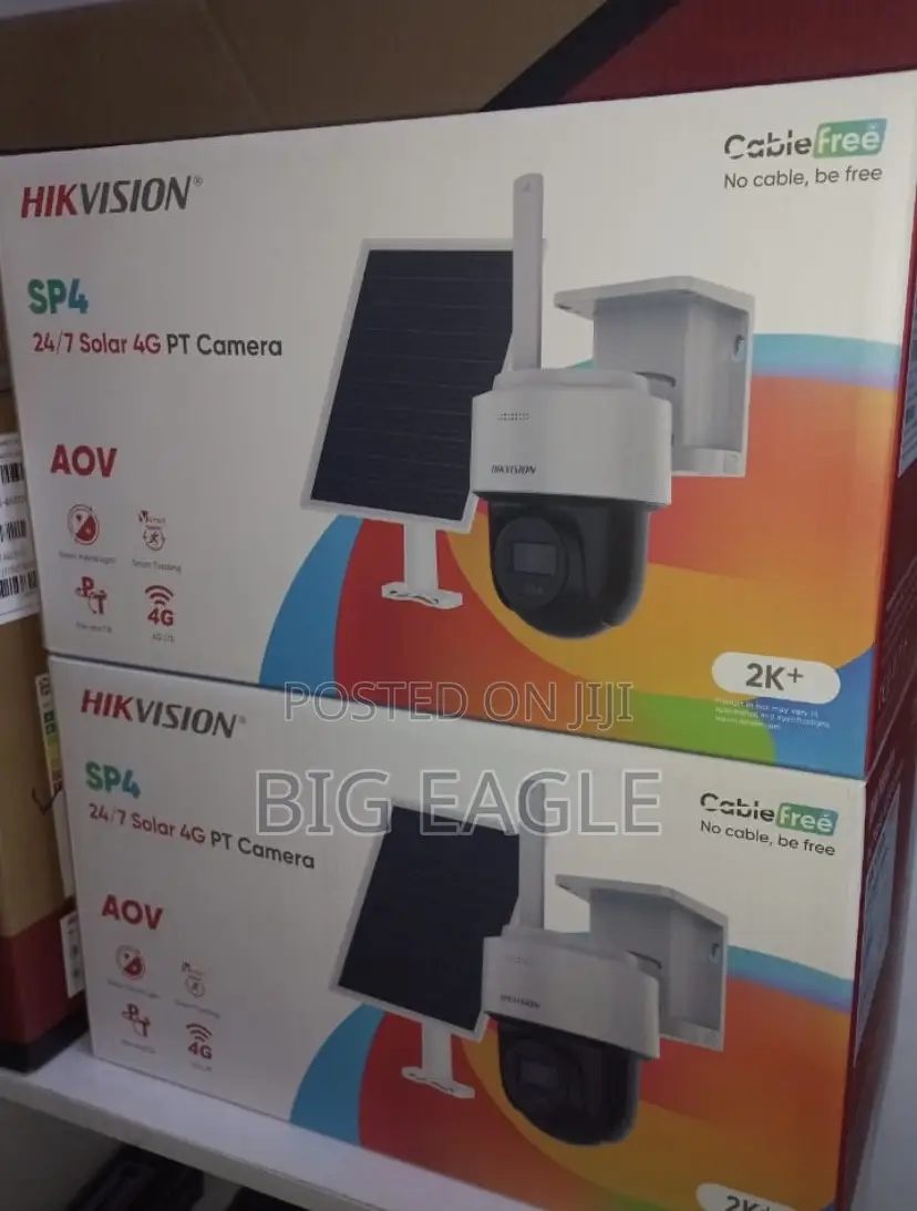 Hik Sp4 ( 24/7 Solar 4g PTZ Camera for Day/ Night