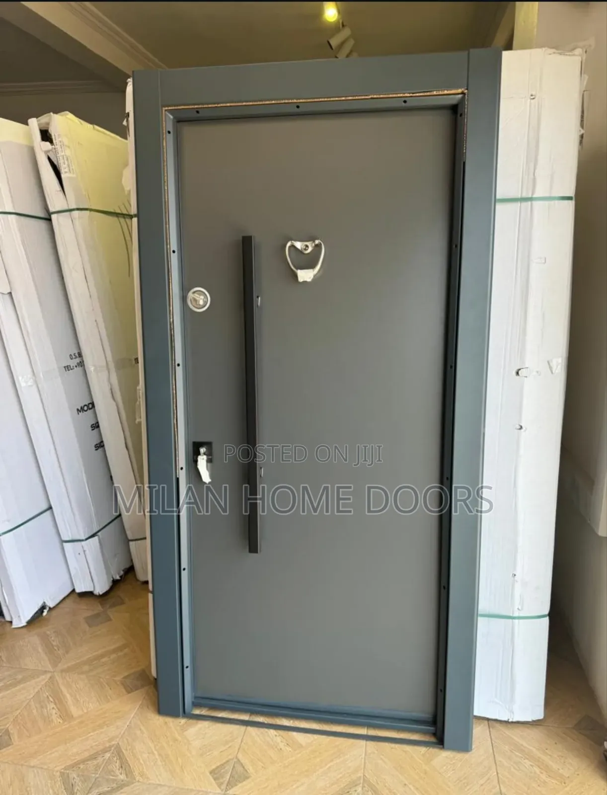3ft Gray Luxury Security Door
