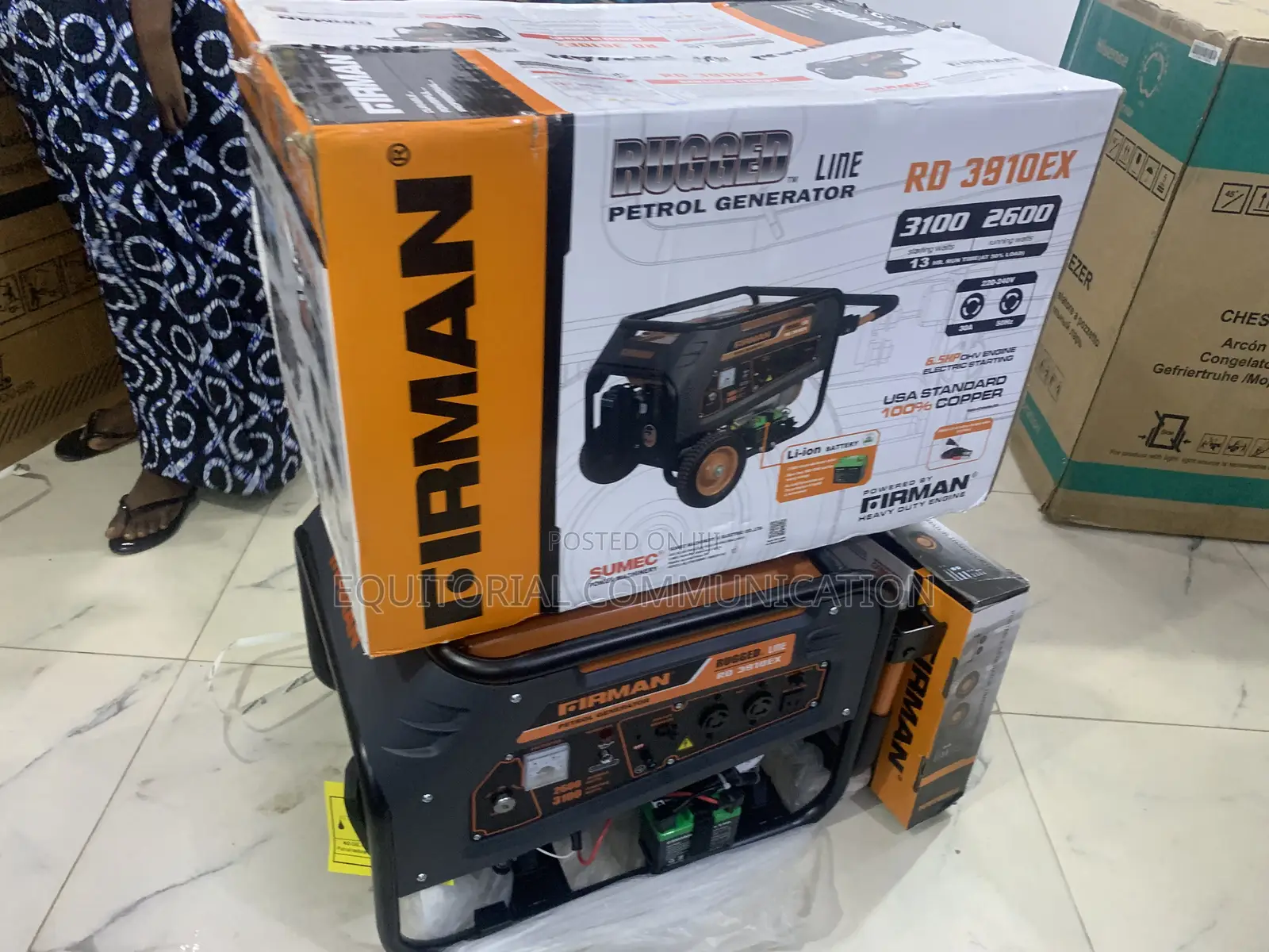 Firman Sumec Rd 3910ex Generator – Reliable Power for Home Work