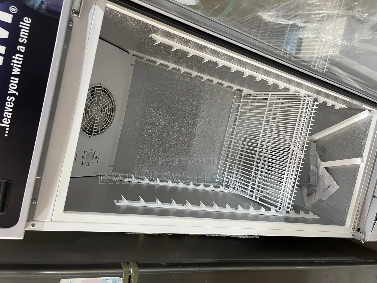 Brand New 209 Litres Bruhm Display Show Glass Freezer