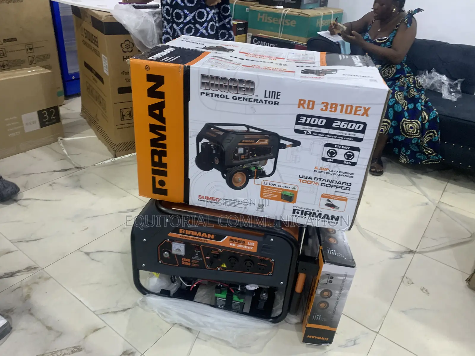 Firman Rd 3910ex – Premium Generator for Stable Electricity