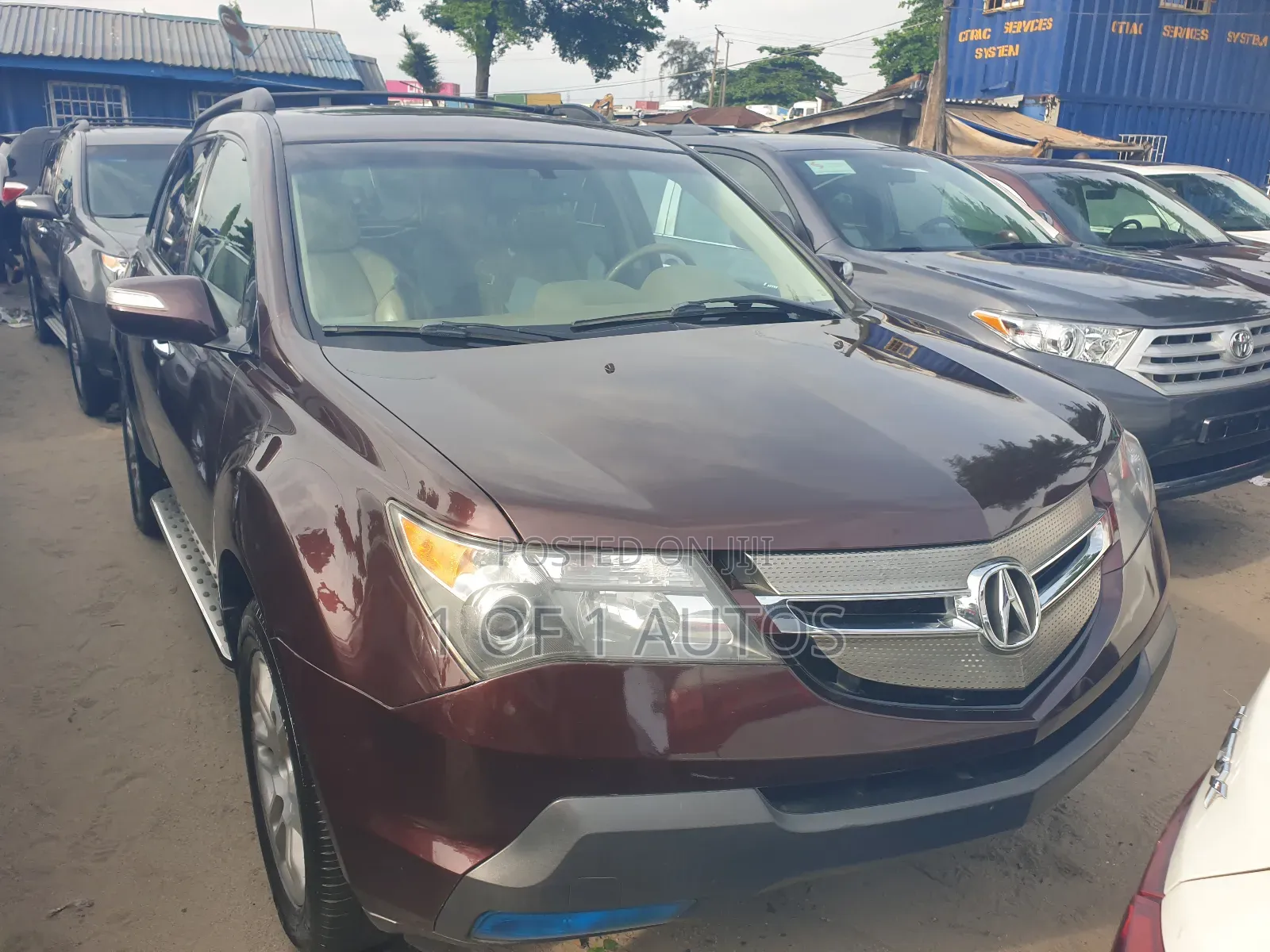 Acura MDX Sport Package AWD (3.7L 6cyl 5A) 2009 Red