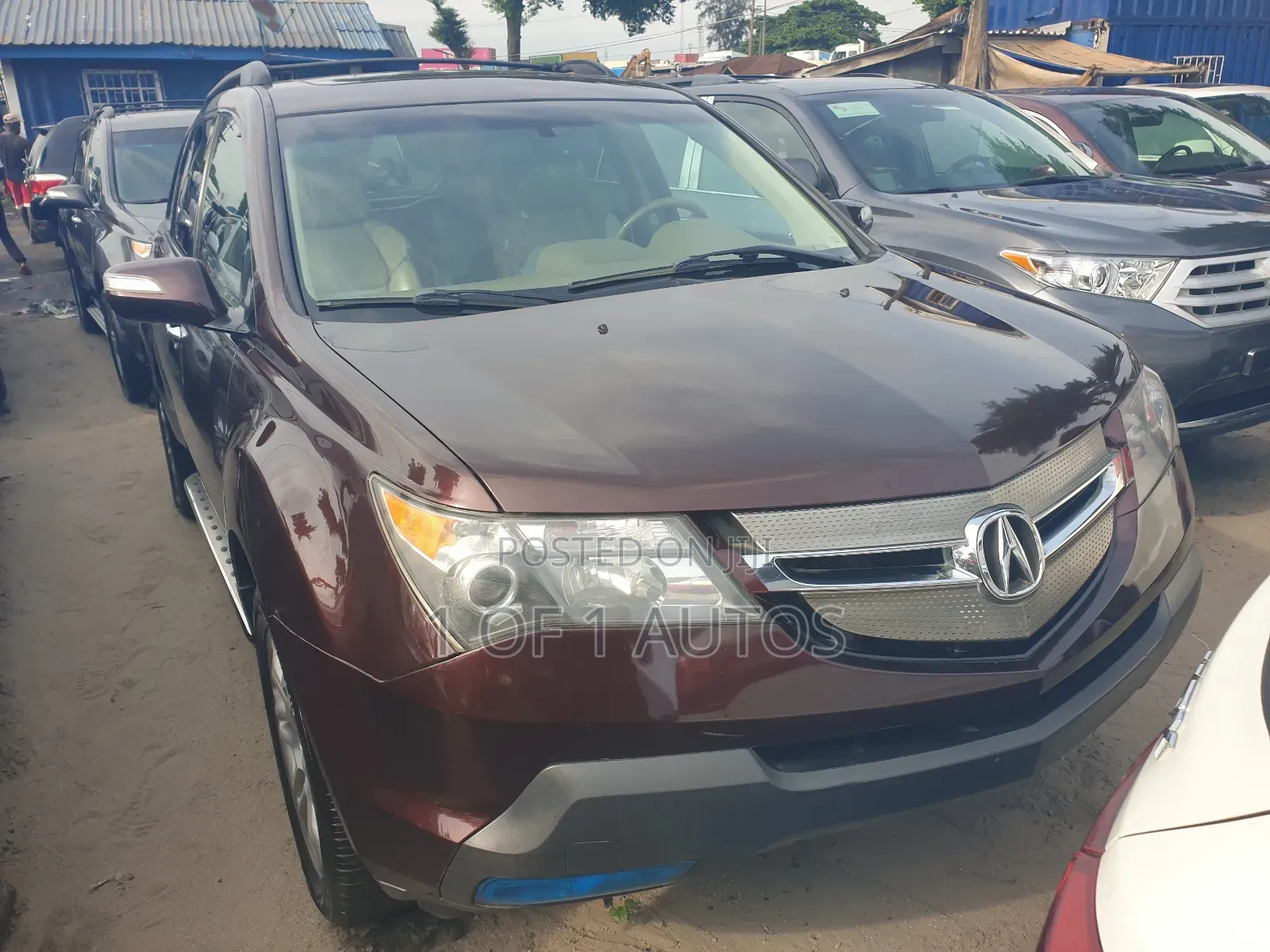 Acura MDX Sport Package AWD (3.7L 6cyl 5A) 2009 Red