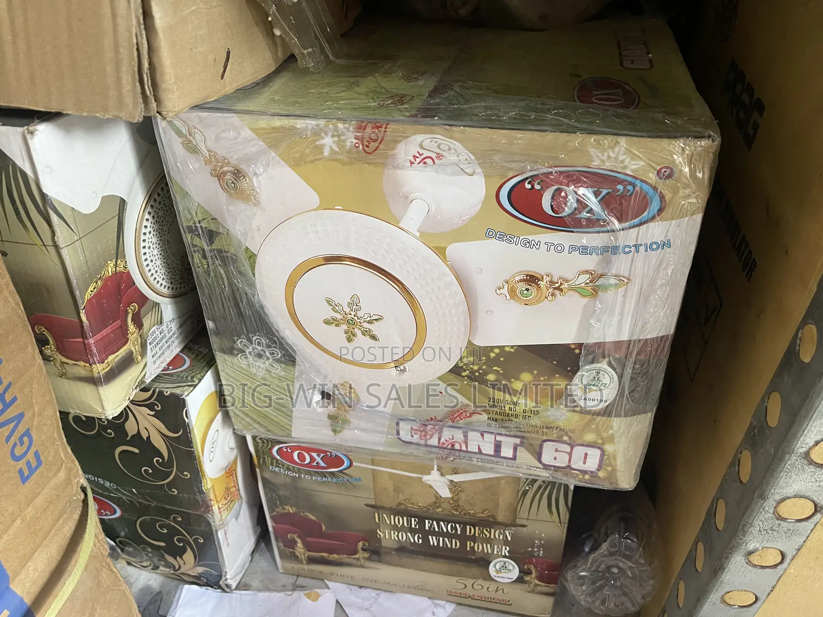 Ox Ceiling Fan 60”