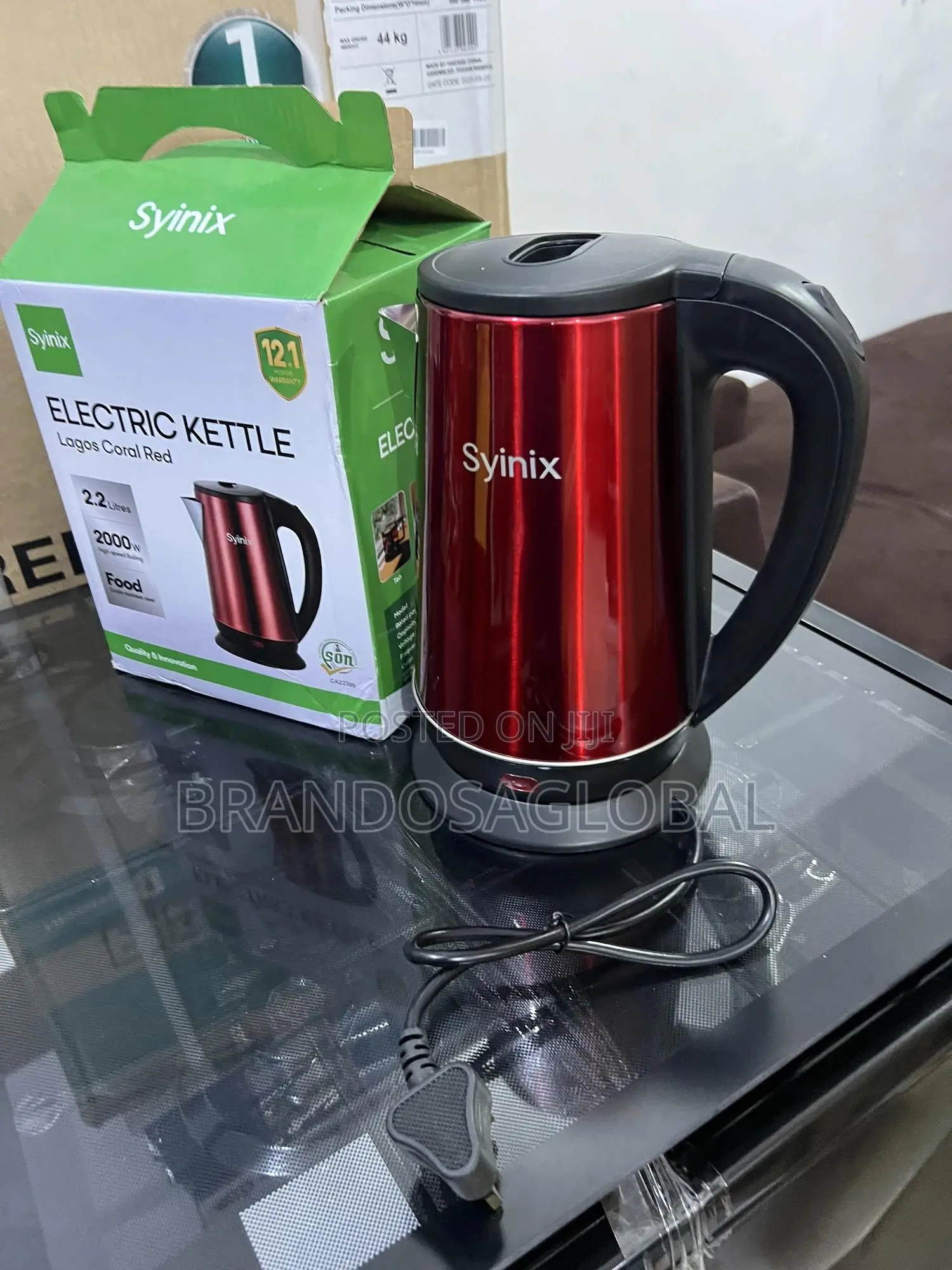 Syinix 2.2l Sk-2200 Classic Stainless Electric Kettle