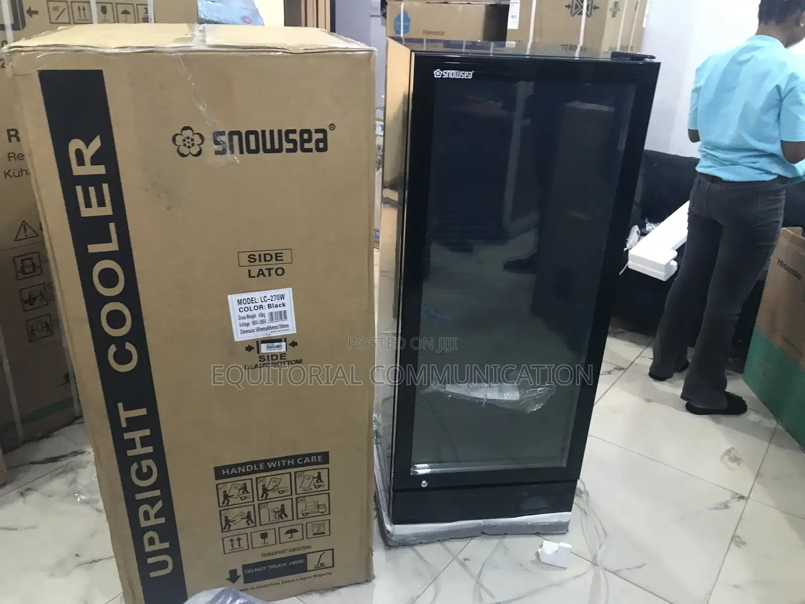 Snowsea Lc-270w 270l Chill Display Fridge