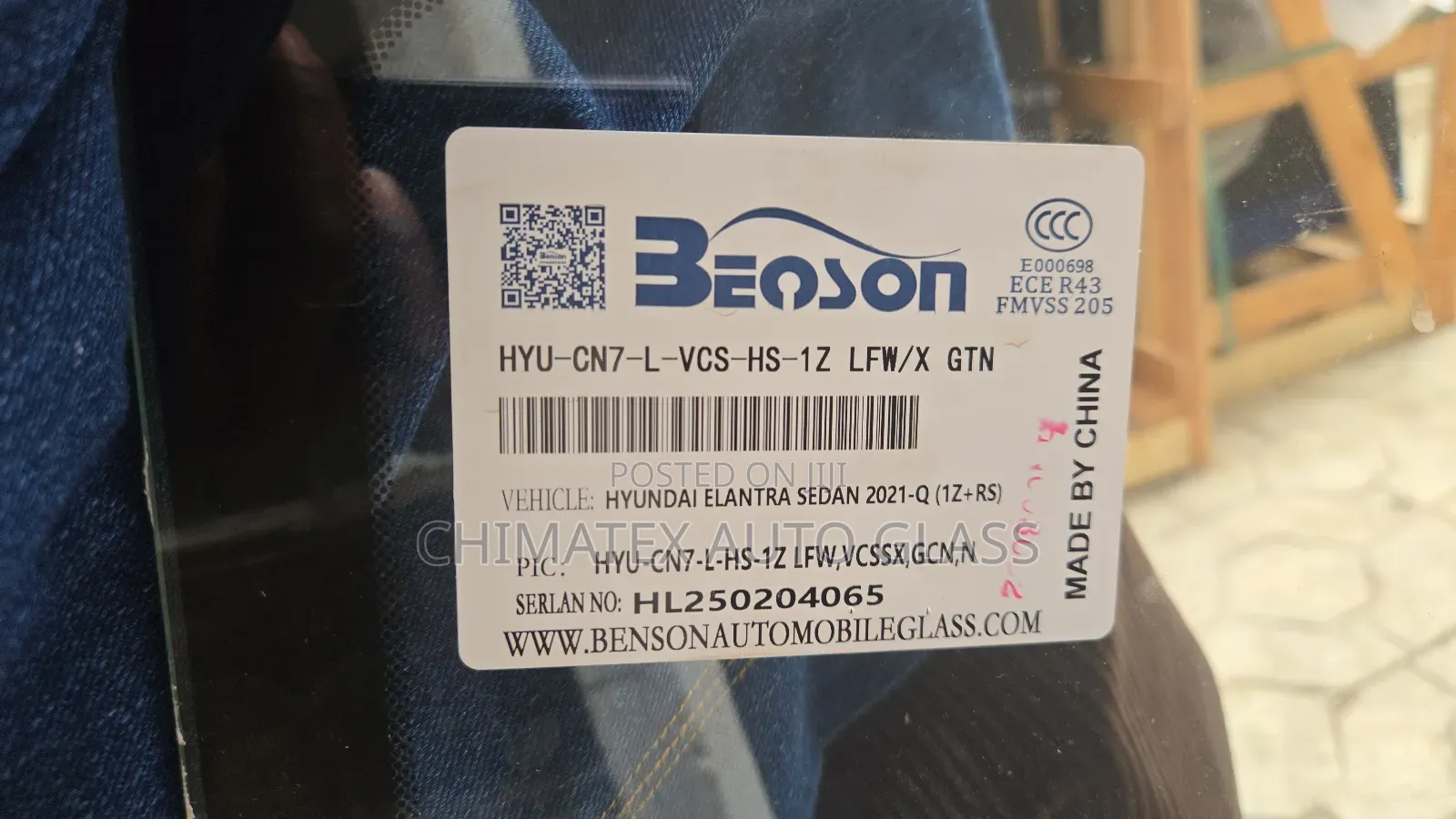 Hyundai Elentra 2024 Windscreen Glass Available