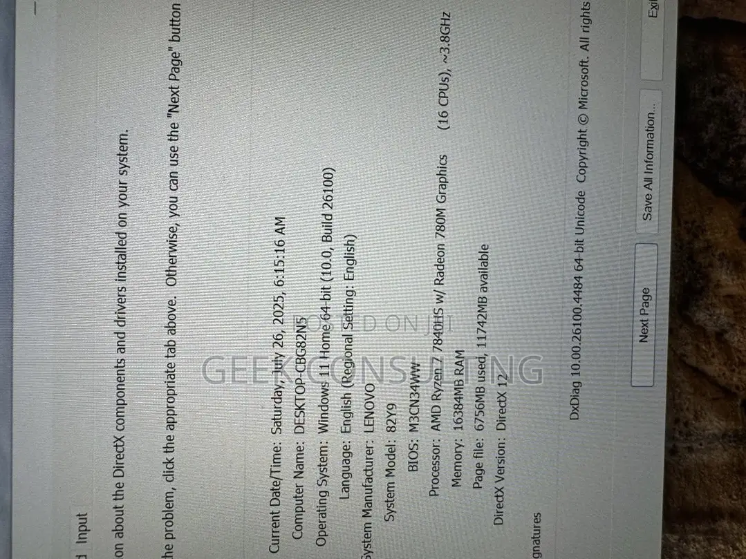 Laptop Lenovo Legion 5 16GB AMD Ryzen 7 SSD 1T