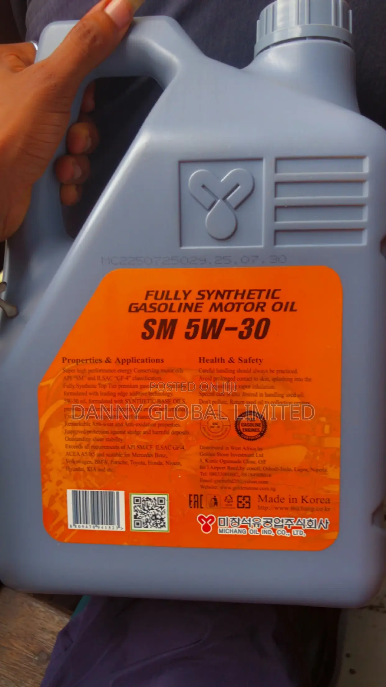 Original Micking 5w-30 5 Liters Fully Synthetic