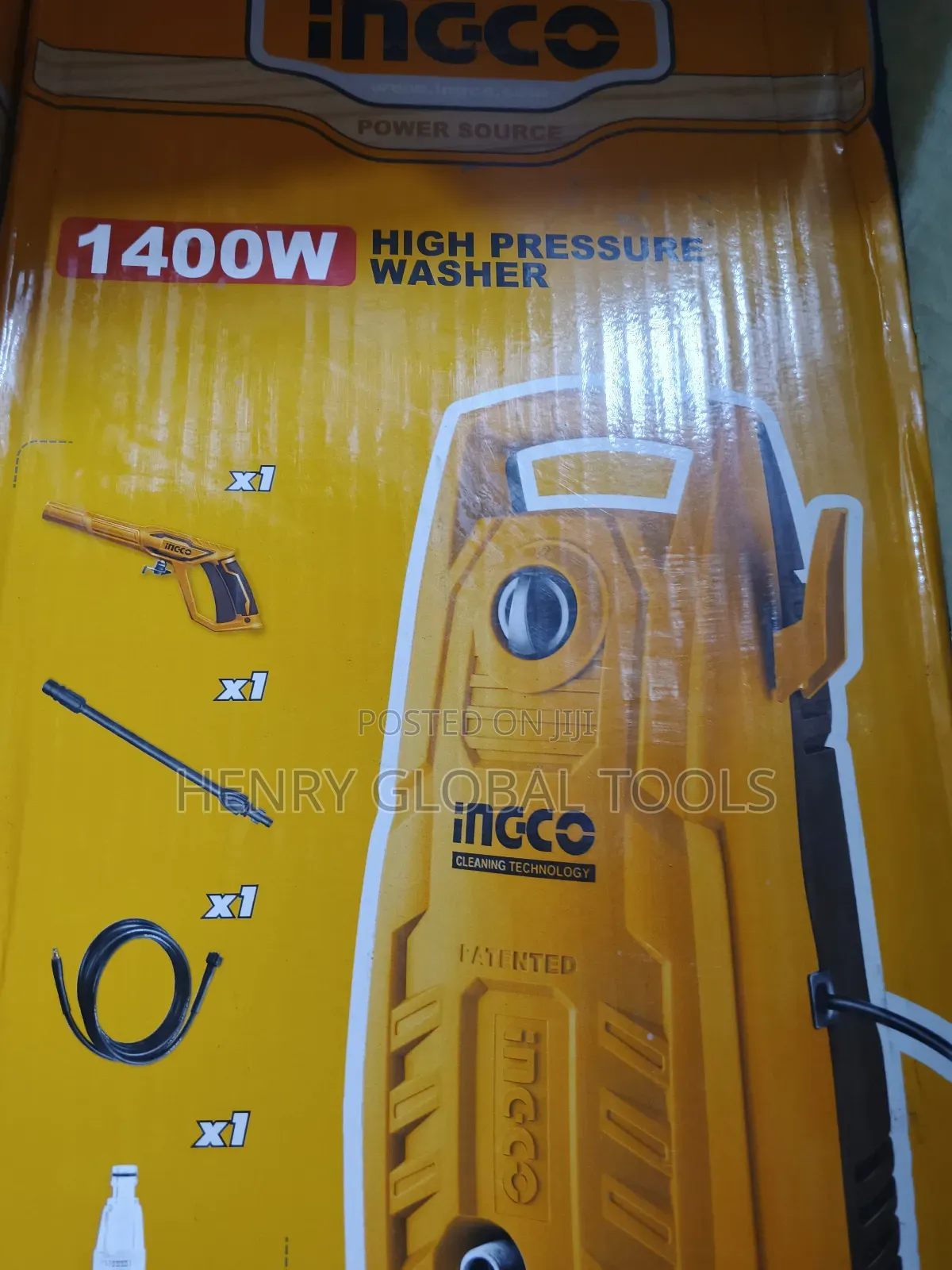 1400w Ingco Electric Pressure Washer
