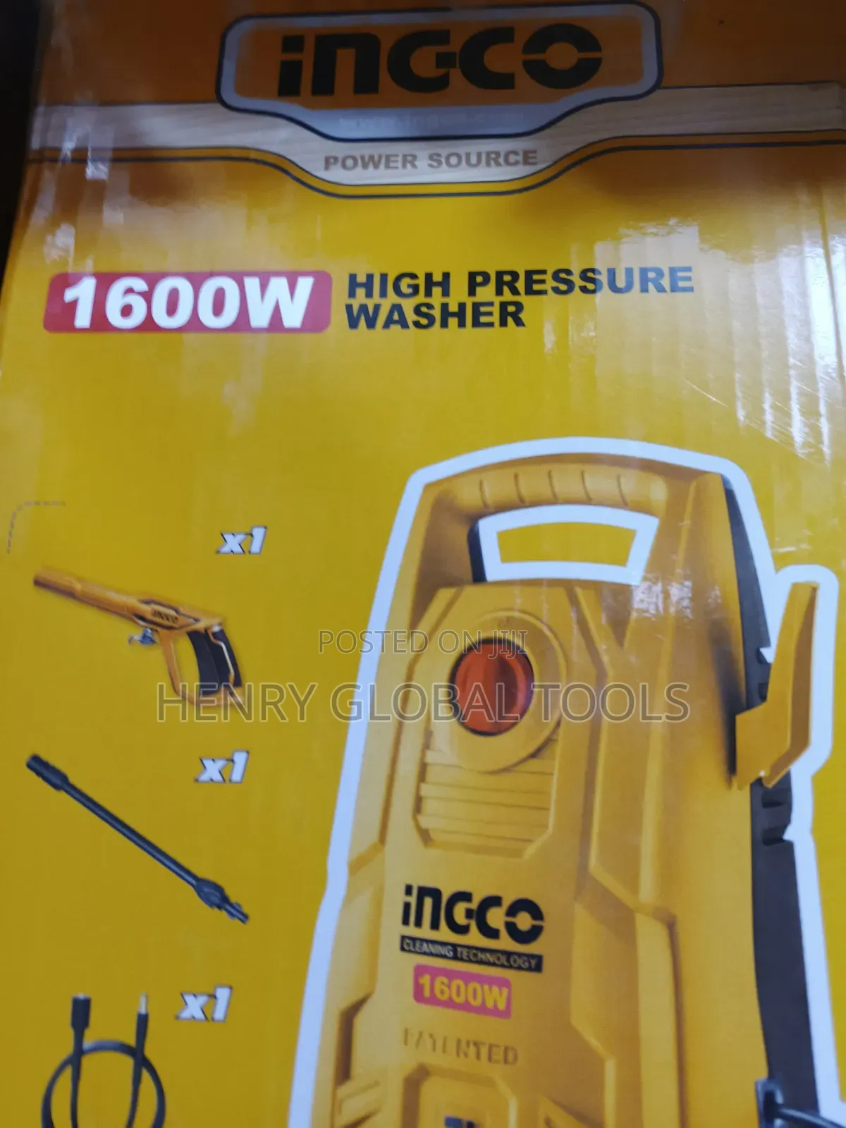 1600w Ingco Electric Pressure Washer