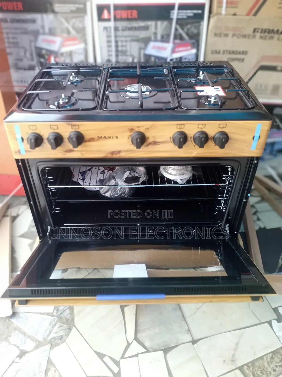 Maxi 90*60 4 in 1 Standing Gas Coooker