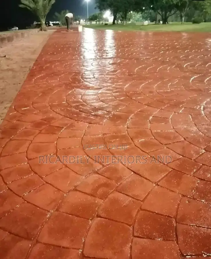 Stamped Concrete Floor