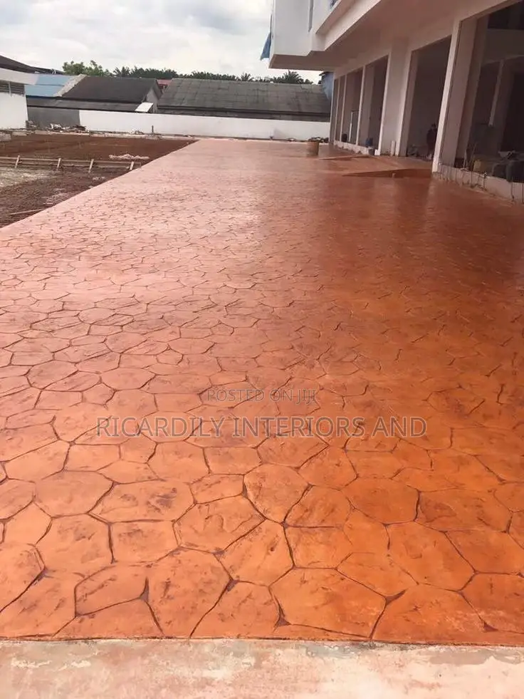 Stamped Concrete Floor