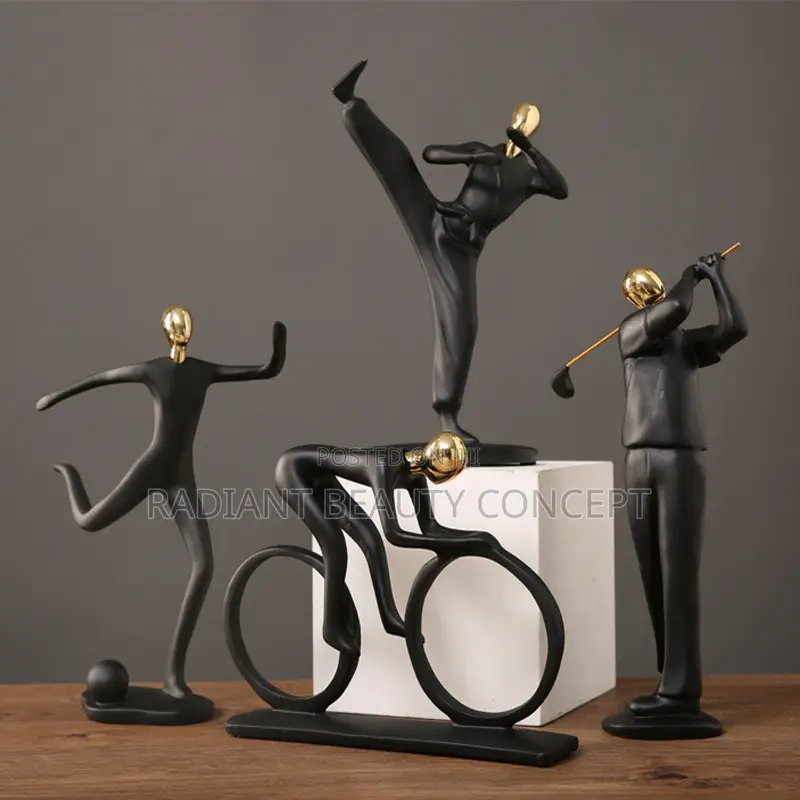 Sport Figurine/ Bicycle Man Decor Ornament