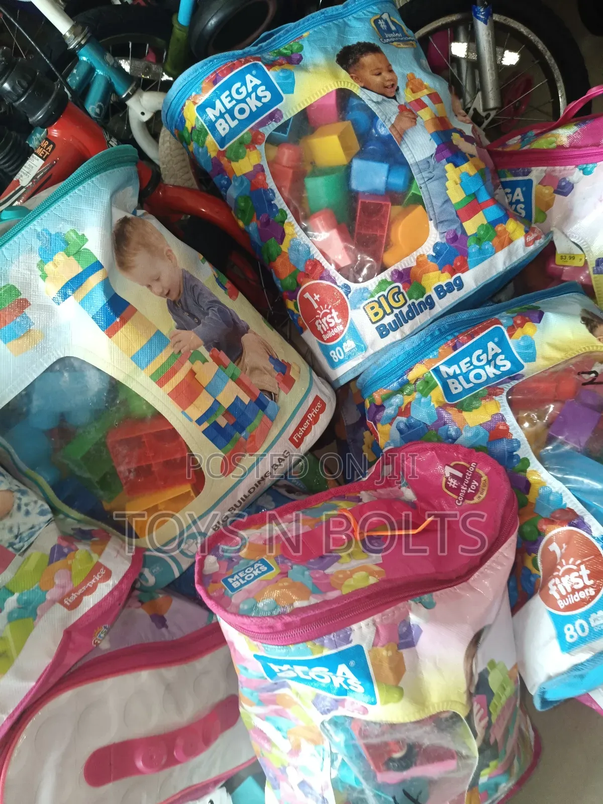 Building Block Mega Bloks 80pcs Per Bag