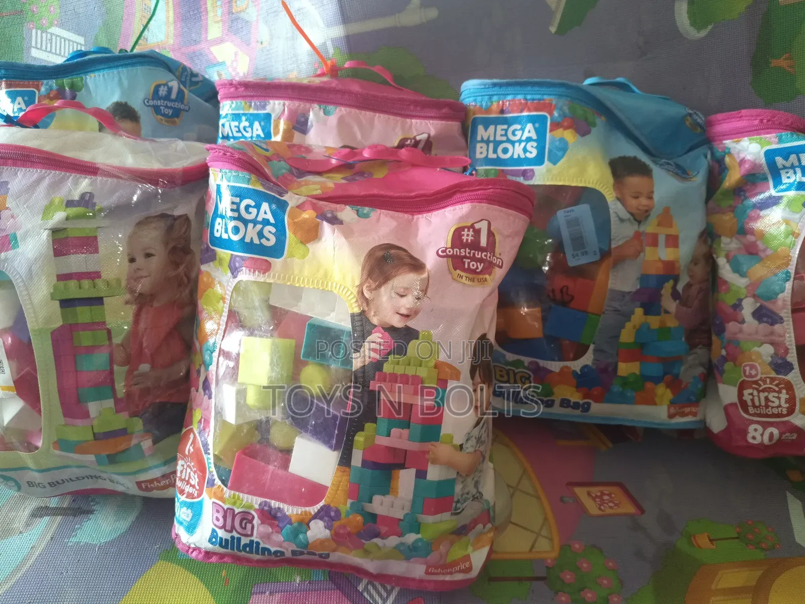 Building Block Mega Bloks 80pcs Per Bag