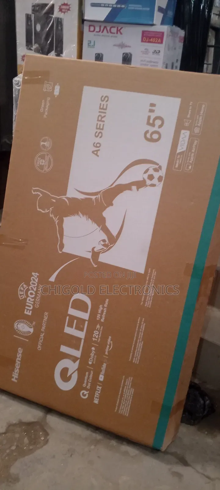Original Hisense Smart Tv 65 Inches Qled