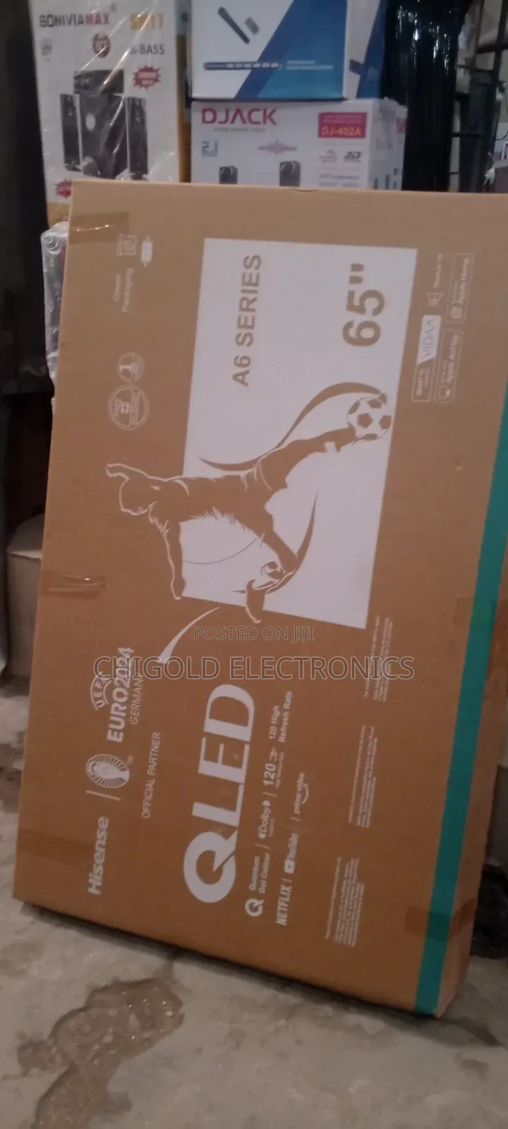 Original Hisense Smart Tv 65 Inches Qled