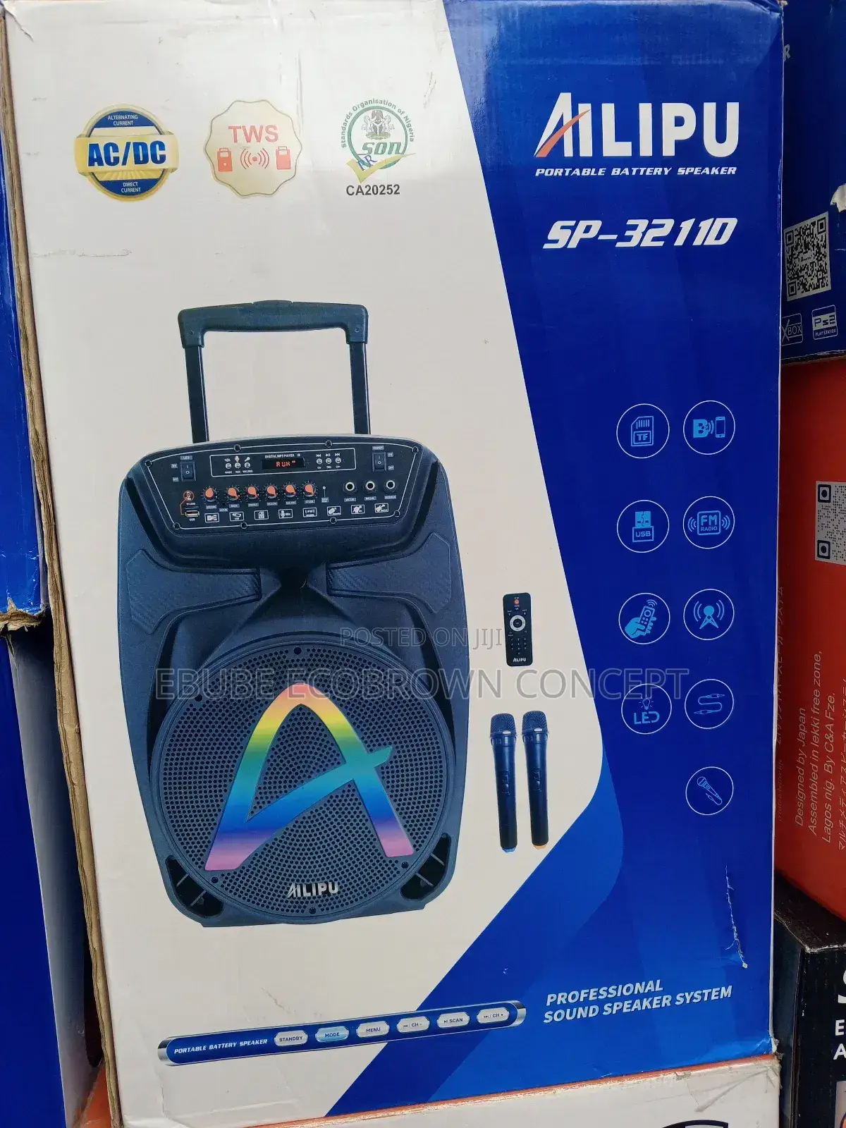 Ailipu Trolley Speaker With Microphone Pa System