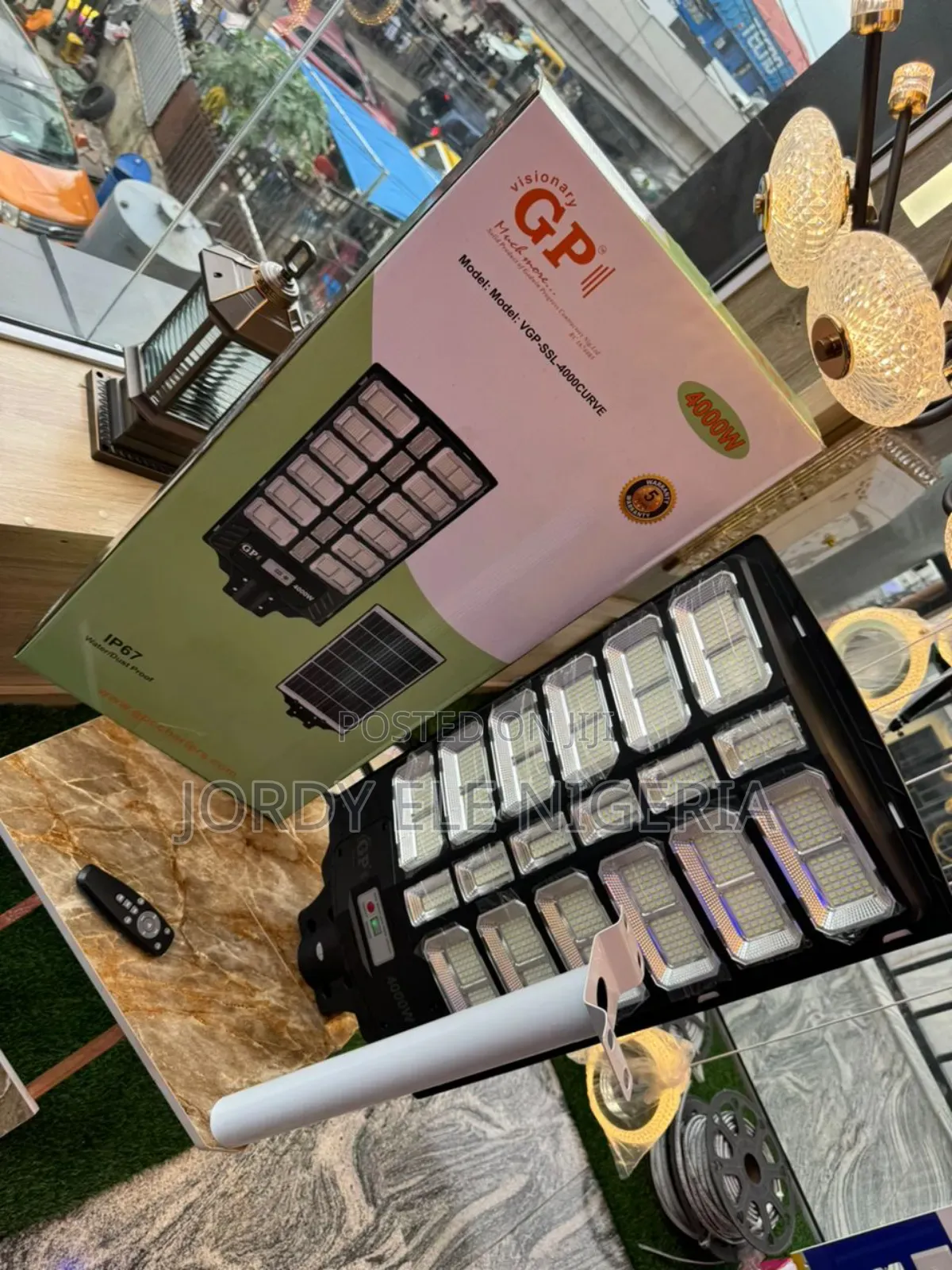 4000w Gp Street Solar Light With 5years Warranty Parts.