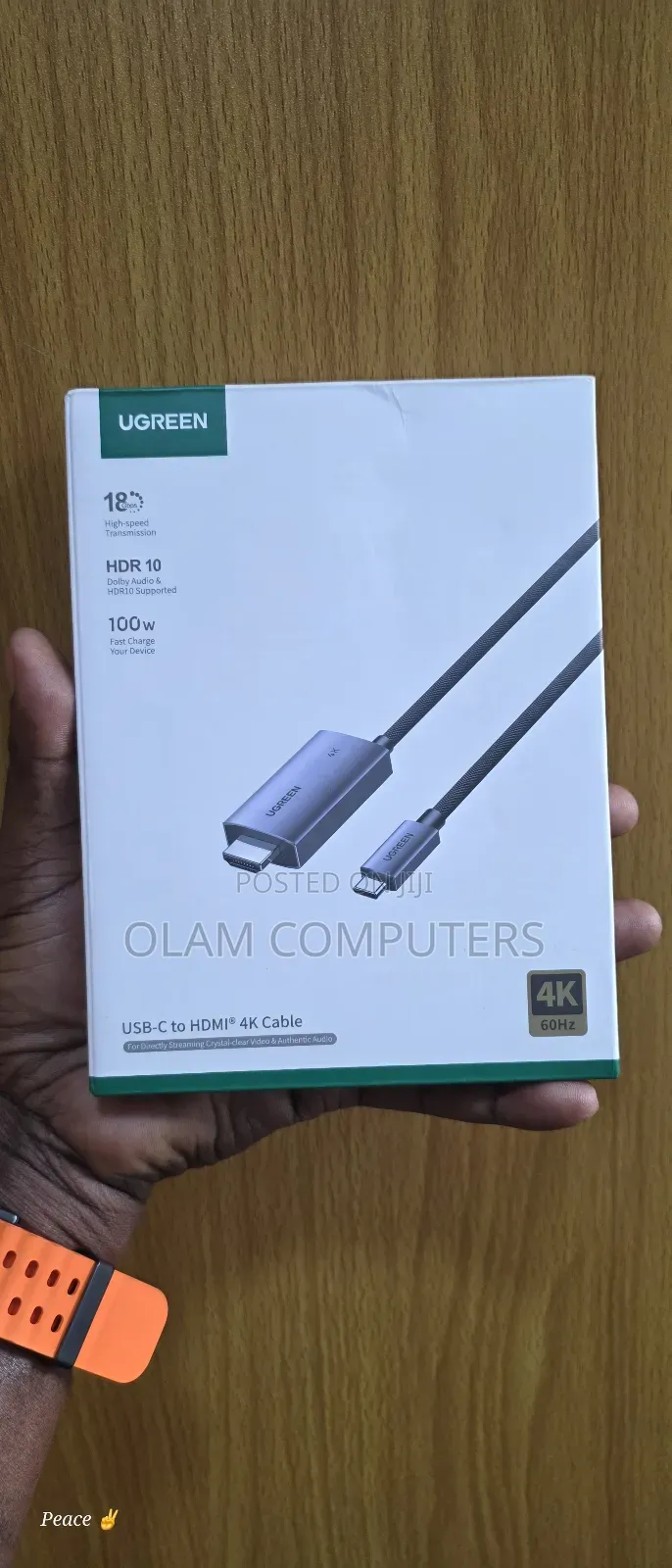 Ugreen Usb-C to Hdmi Cable