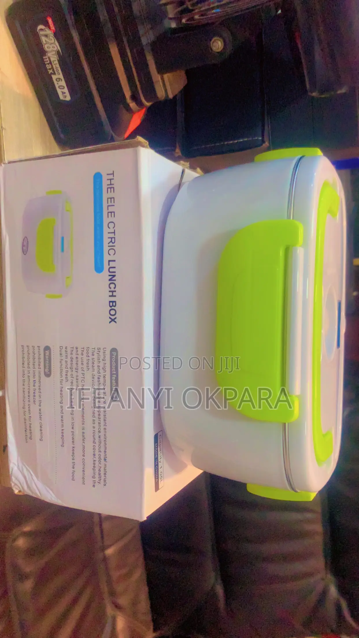 Electric Lunch Box With Dobble Cord and Spoon