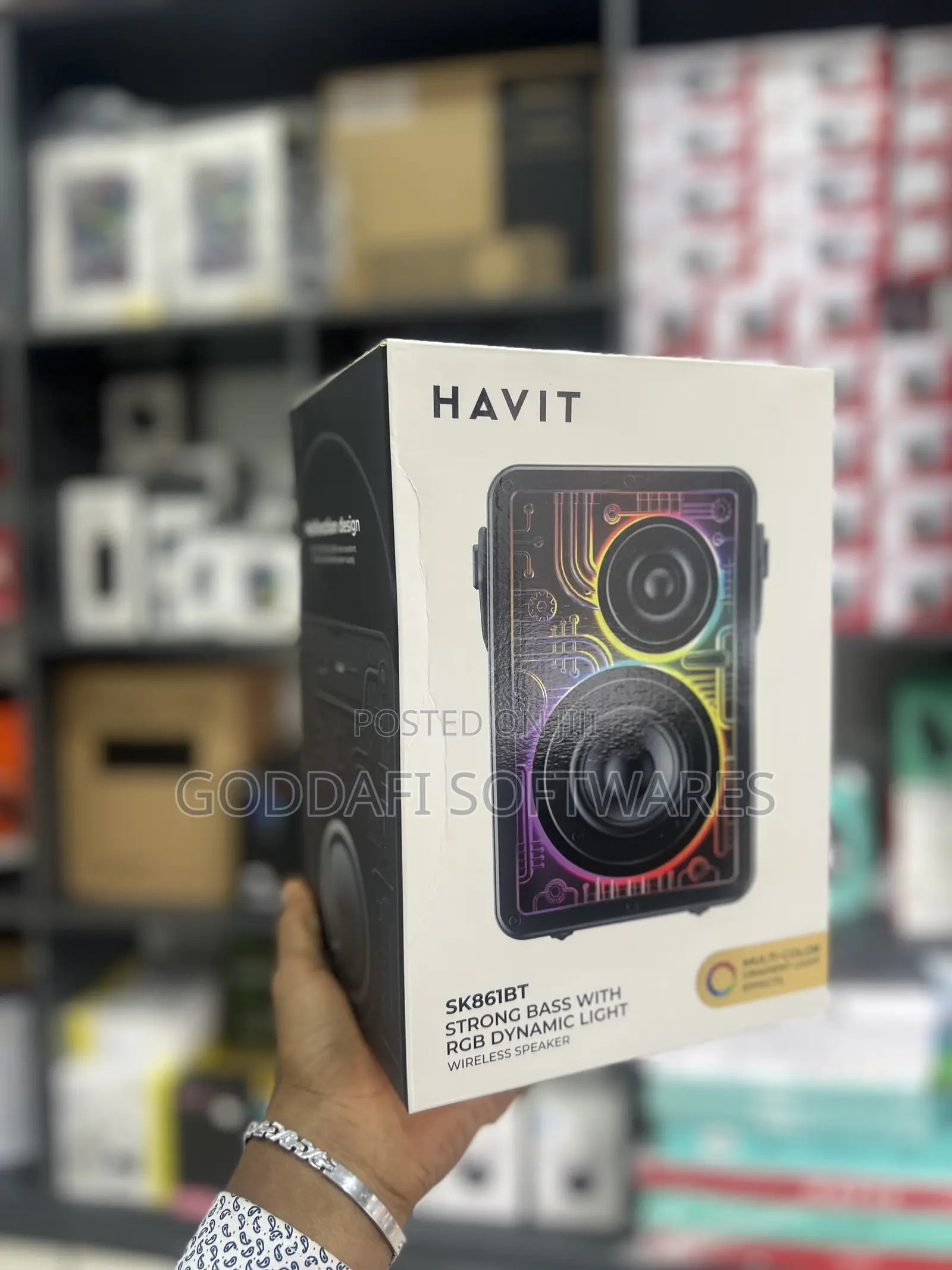Havit Sk861bt Strong Bass RGB Speaker | Goddafi Softwares Stores