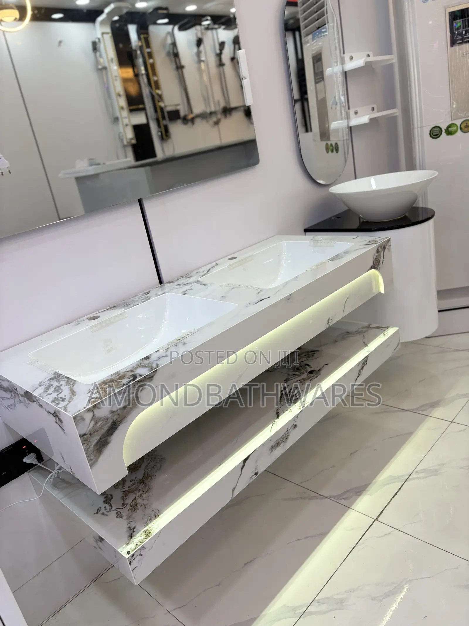 120cm Marble Cabinet