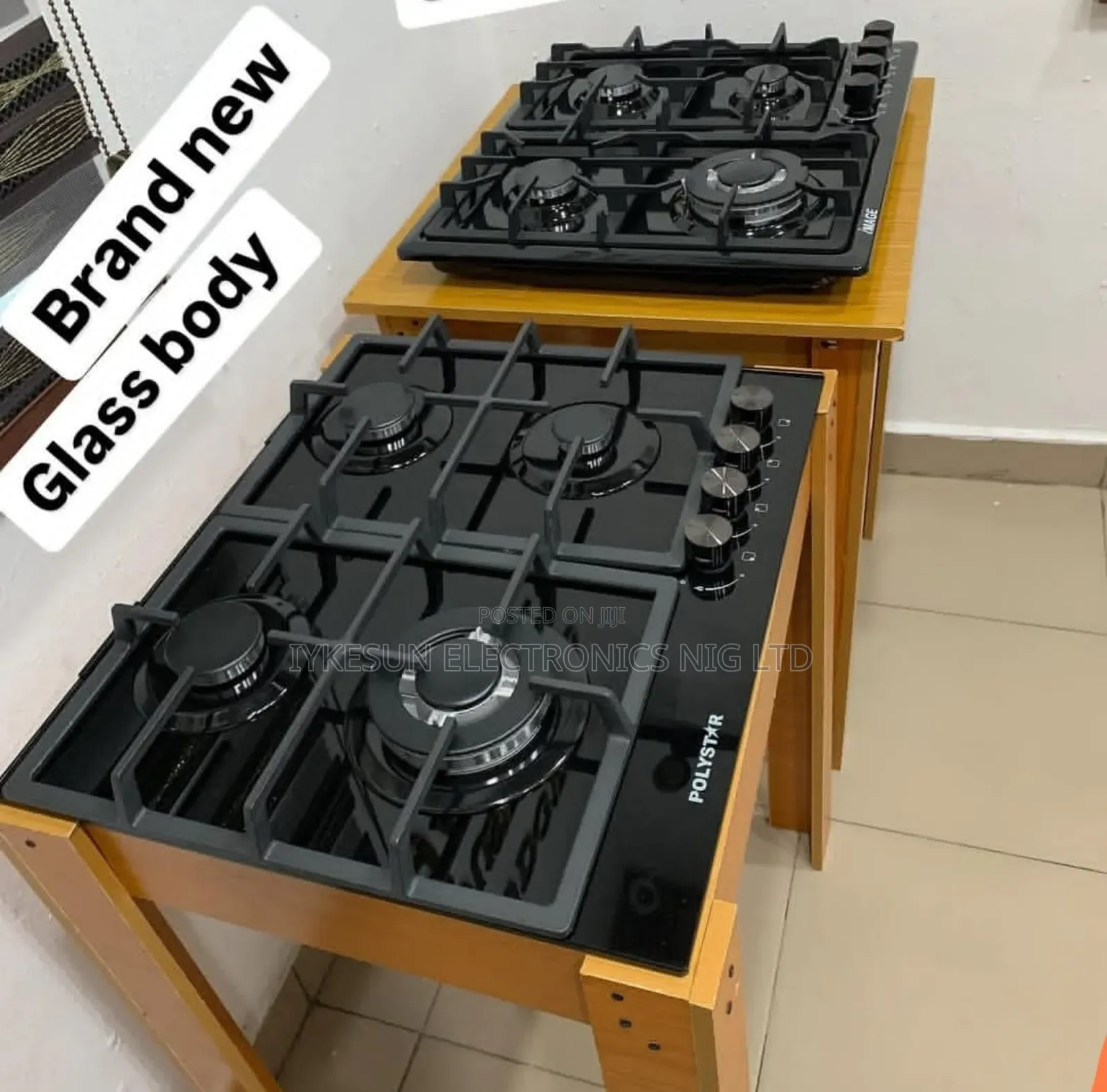Original Brand New Polystar Inbuilt Automatic 4 Burners Gas Cooker