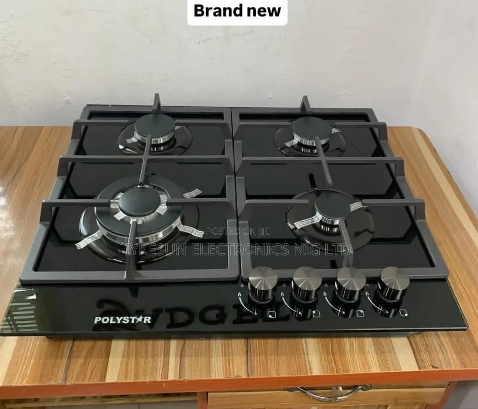 Original Brand New Polystar Inbuilt Automatic 4 Burners Gas Cooker