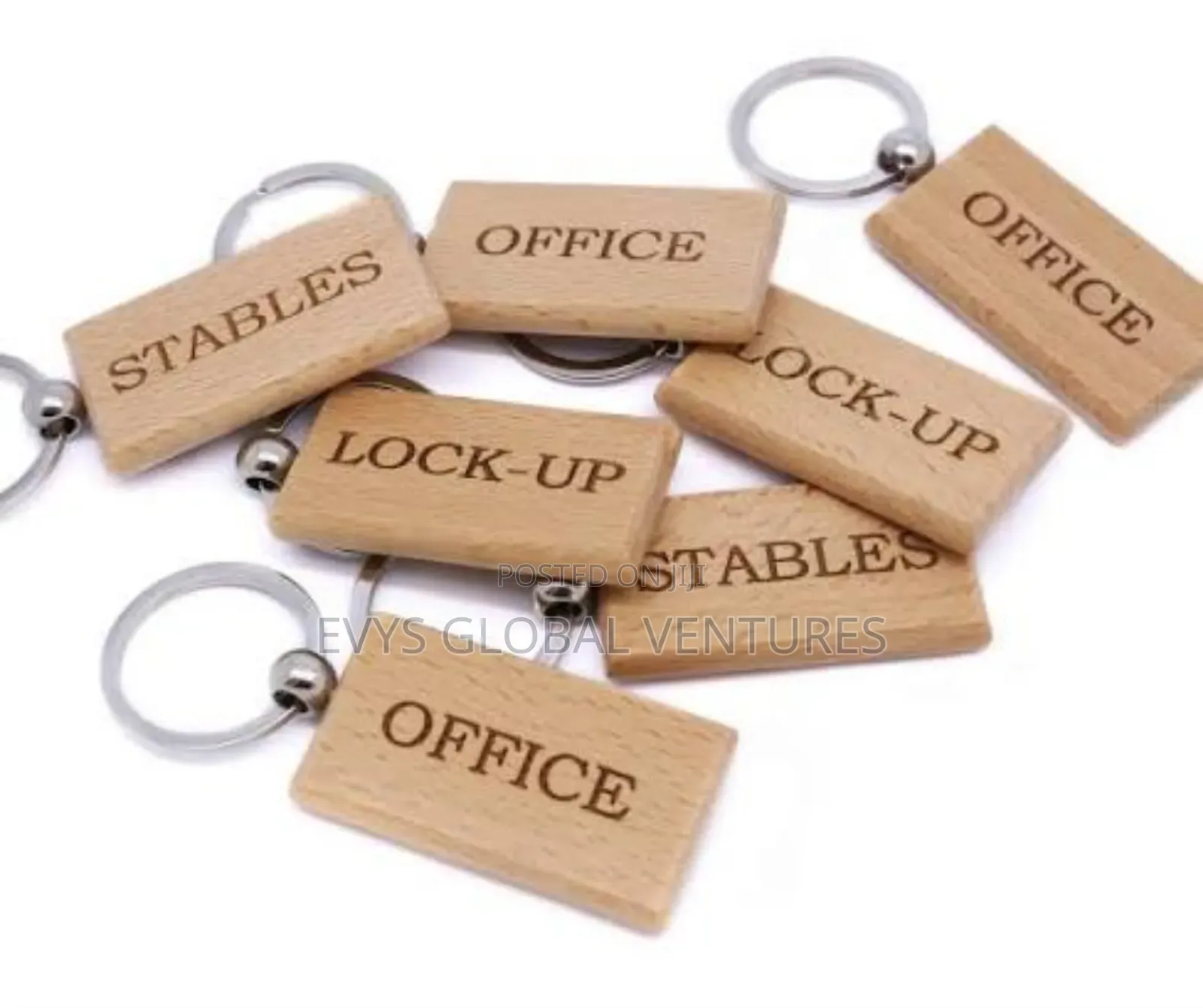 Wooden Key Holder Souvenir Gift Set - Per Dozen