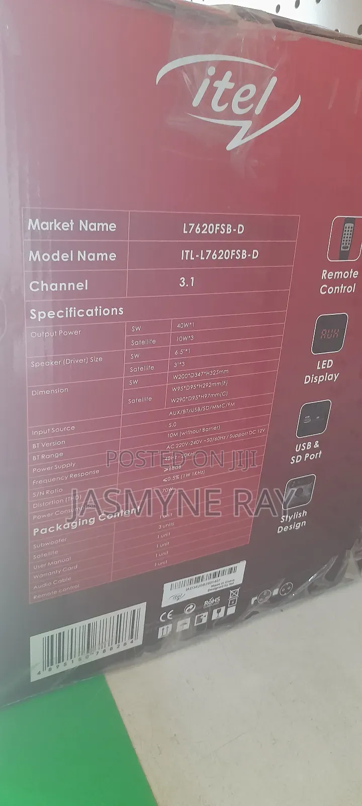 Itel 3.1 Booming Speakers
