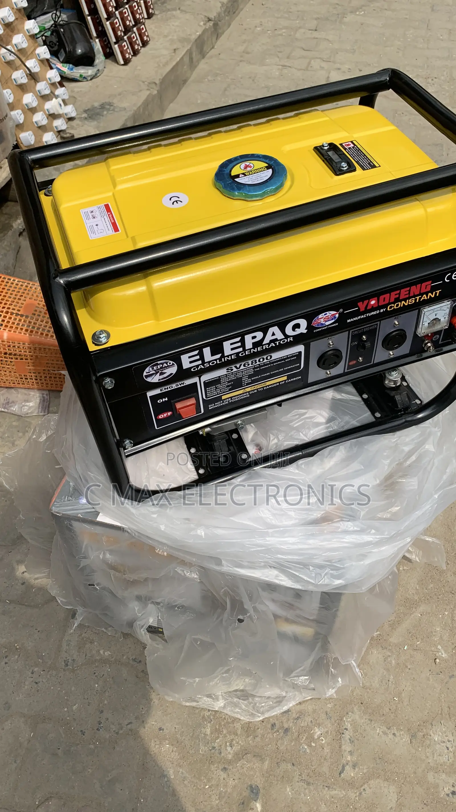 Elepaq Petrol Generator 100% Copper Coil