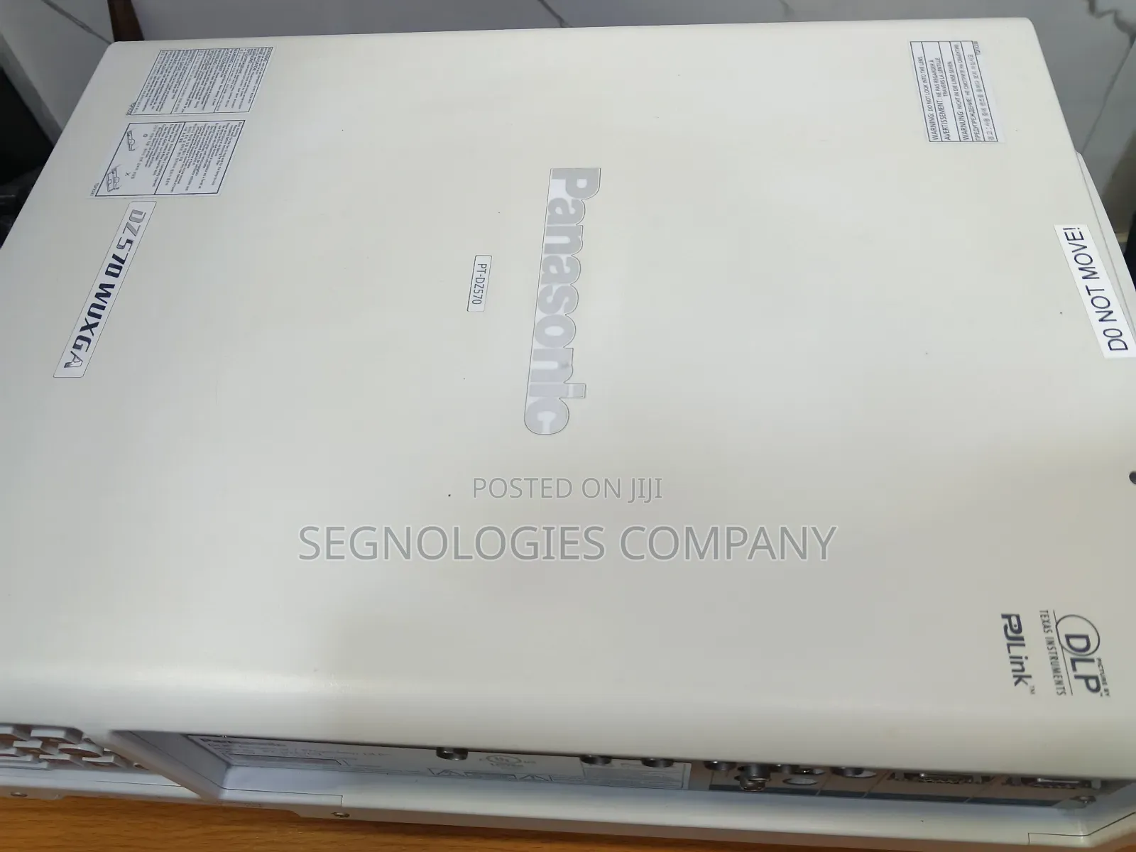 The Panasonic Pt-Dz570 4000 Lumens Projector